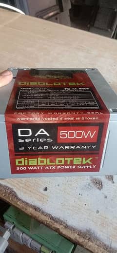 Diablotek 500W ATX Power Supply Branded