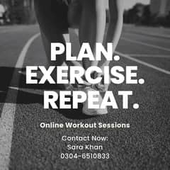 Online work out sessions