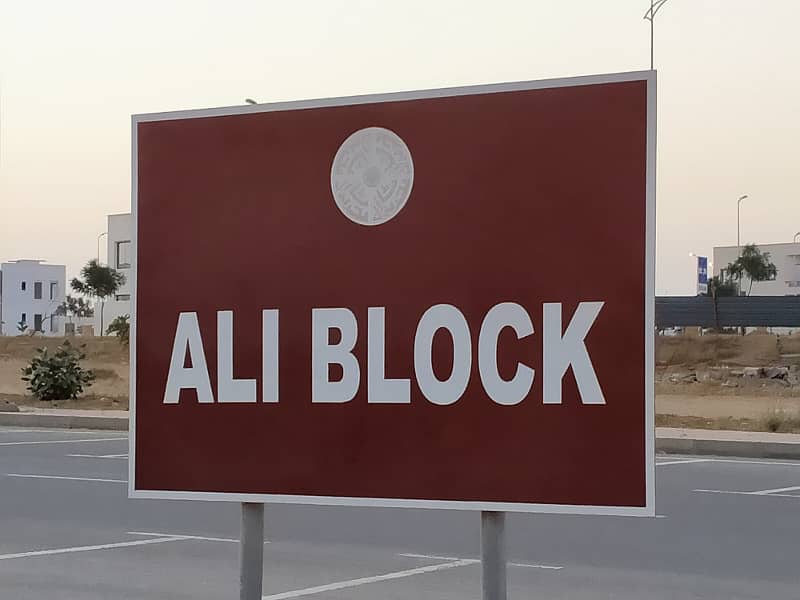 Precinct 12 Ali Block 125 Sq. Yards Residential plot Good Heighted Location Bahria Town Karachi 1