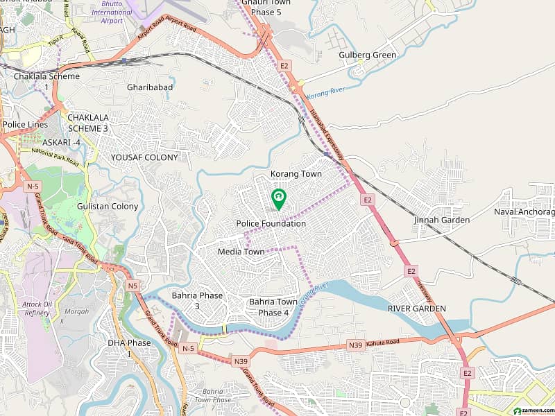 5 Marla Plot Available For Sale in National Police Foundation o-9 Islamabad 0