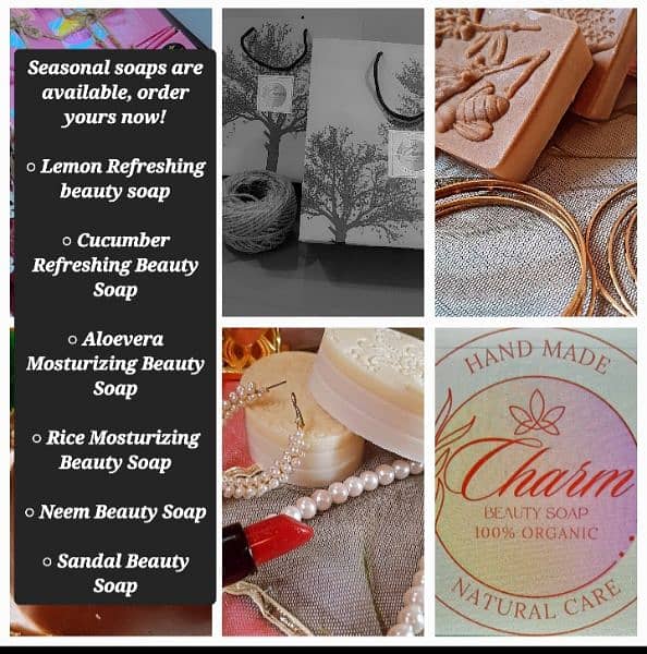 Handmade organic beauty soaps in bundles of varieties 2