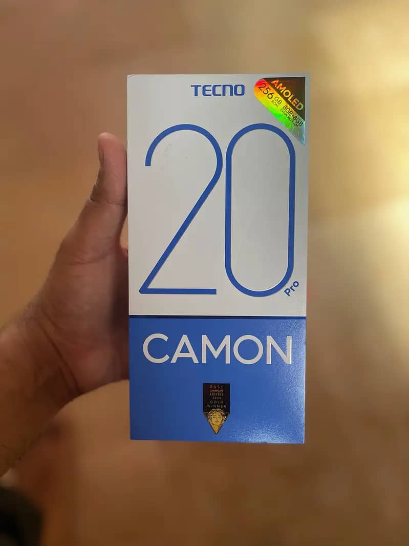 Tecno camon 20 pro 8+8/256gb pta approved with complete box accessorie 2
