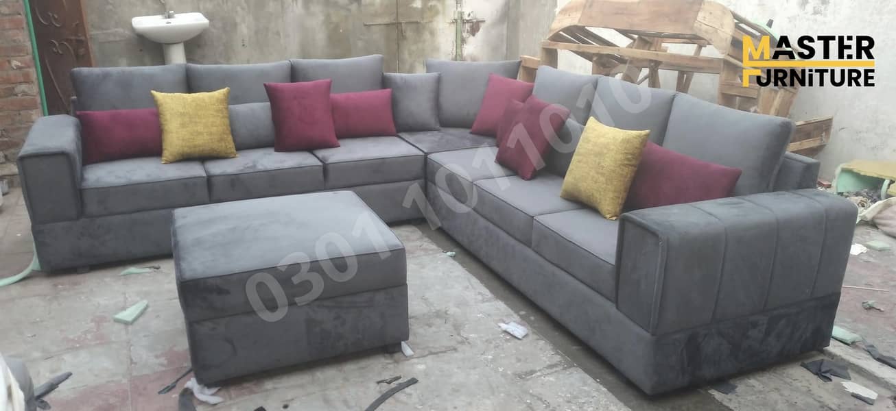 L shape sofa set, 5 seater sofa set, Furniture for sale Sofa set 18