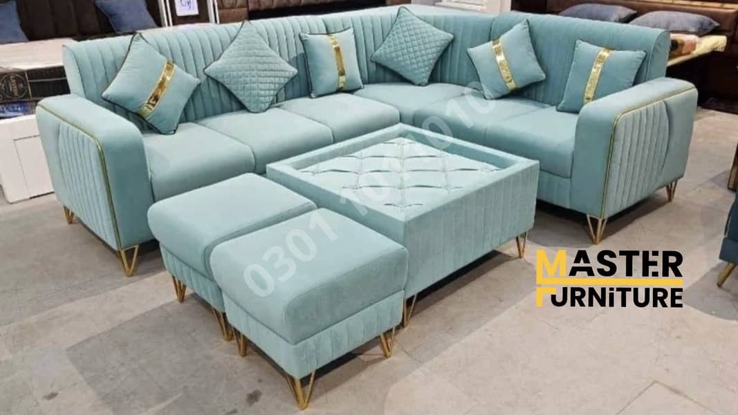 L shape sofa set, 5 seater sofa set, Furniture for sale Sofa set 2
