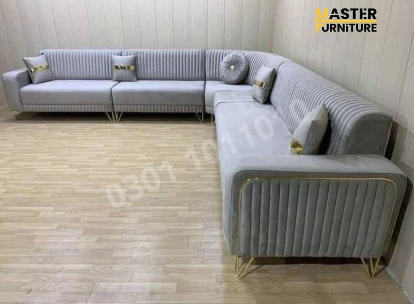 L shape sofa set, 5 seater sofa set, Furniture for sale Sofa set 11