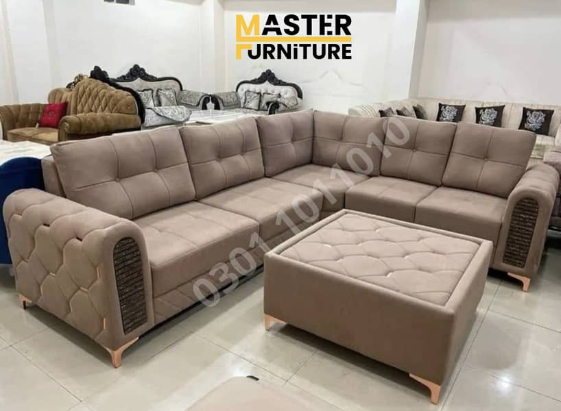 L shape sofa set, 5 seater sofa set, Furniture for sale Sofa set 7