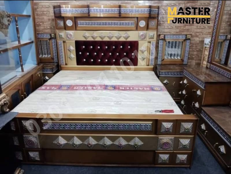 bed set, king size bed,Double bed set,furniture set 5
