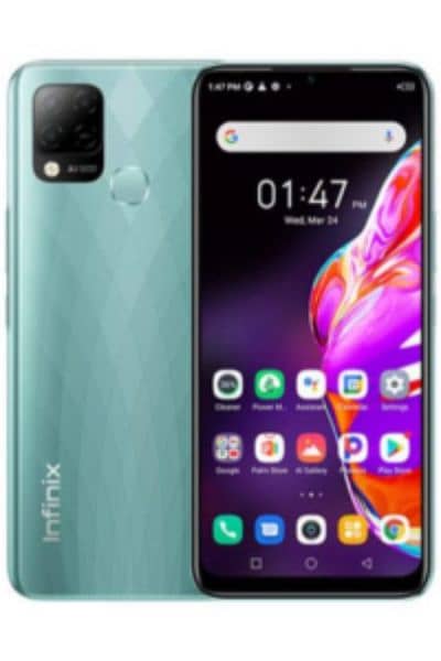 Infinix Hot 10s with original charger + box 0