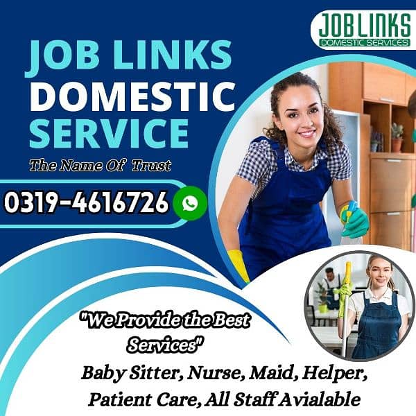 Housemaids cooks Driver's Babysitters Nanies Nurses Available 24/7 1