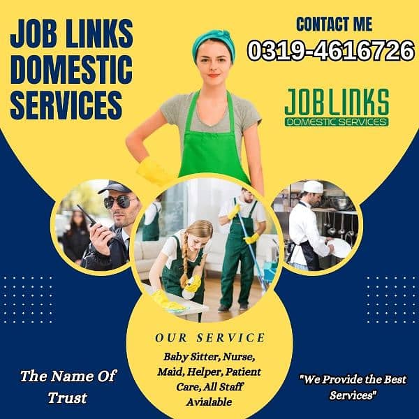 Housemaids cooks Driver's Babysitters Nanies Nurses Available 24/7 4