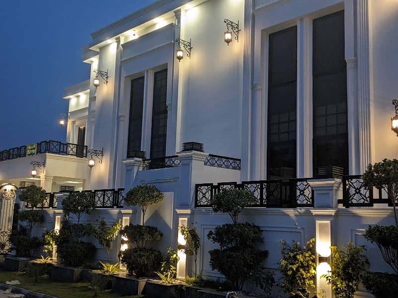 11 Marla Brand New Luxury Palace Villa White House Latest Spanish Stylish Decent Look Available For Sale In Johar Town Lahore 1