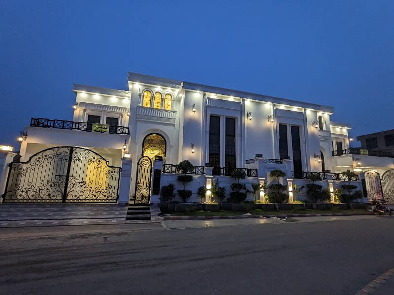 11 Marla Brand New Luxury Palace Villa White House Latest Spanish Stylish Decent Look Available For Sale In Johar Town Lahore 3