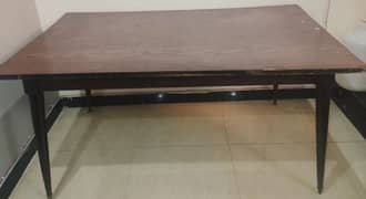 6 seater wooden dining table for sale