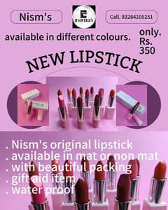 Nism's lipstick no bargaining