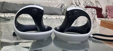 PS VR2 headset with sense controllers