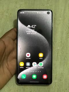 Samsung S10 8/128 Panal Crack But Working perfactly 0