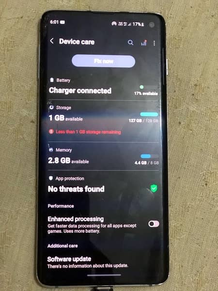 Samsung S10 8/128 Panal Crack But Working perfactly 4