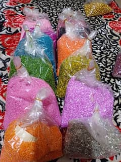 sitare, moti, Shesha, buttons, piping for Sale