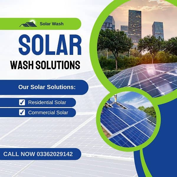 Solar wash solution 0
