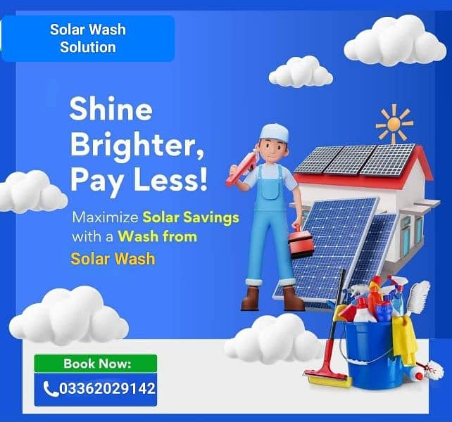 Solar wash solution 4