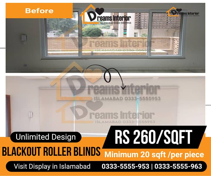 roller blinds | motorised blinds | price in Islamabad | Auto blinds 5