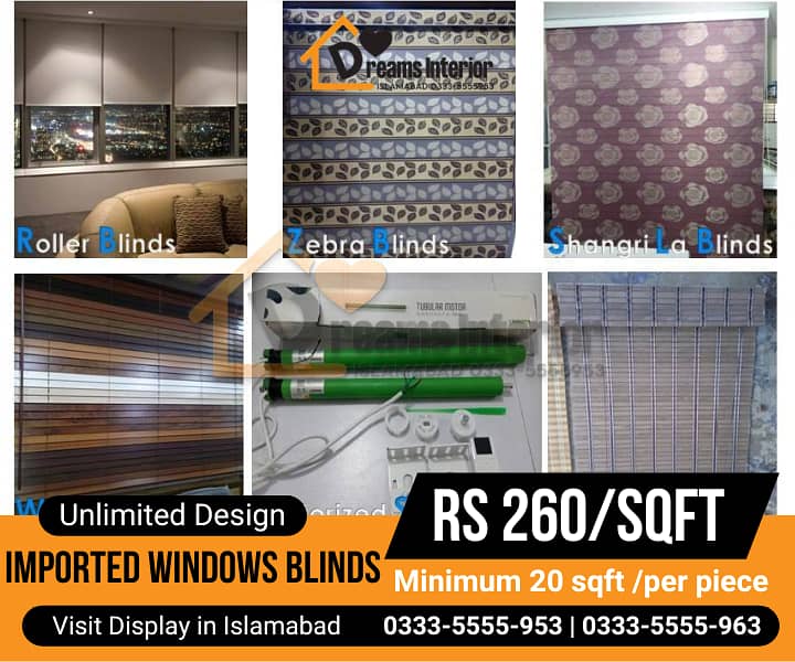 roller blinds | zebra blinds | remote control blinds | price Islamabad 2