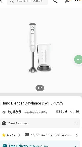 I want to sale my dawnlance hand blender 3