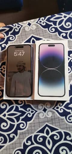 Iphone 14pro max with Box+ charger+backcover Imported
