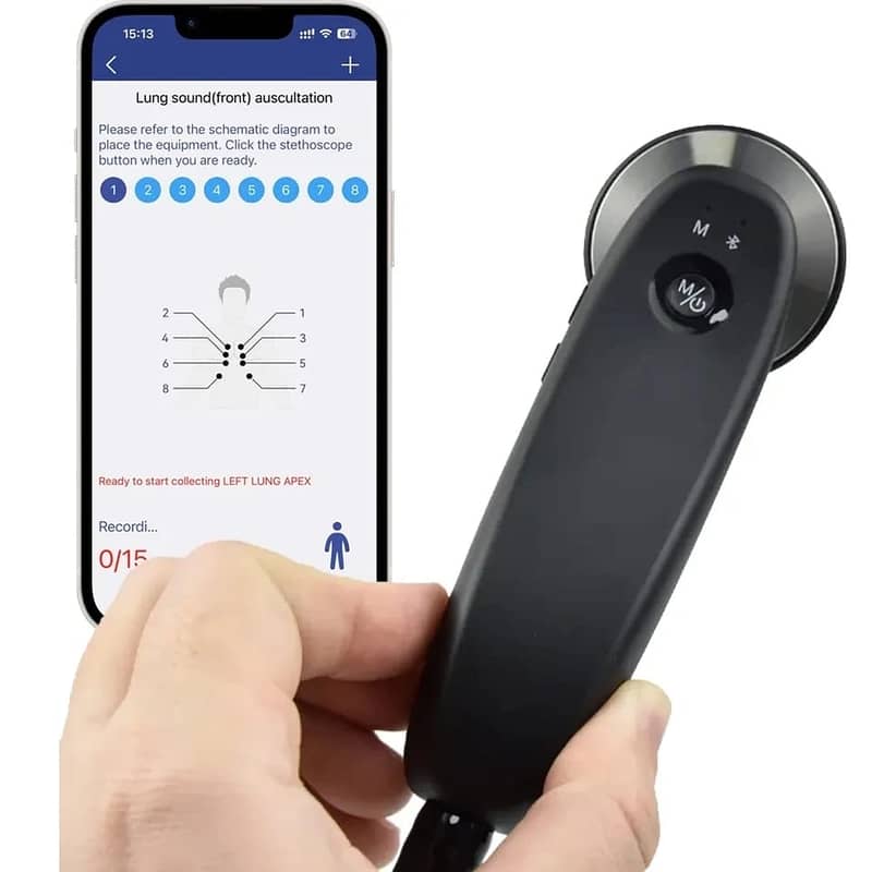 Electronic Digital Stethoscope -  Bluetooth 1