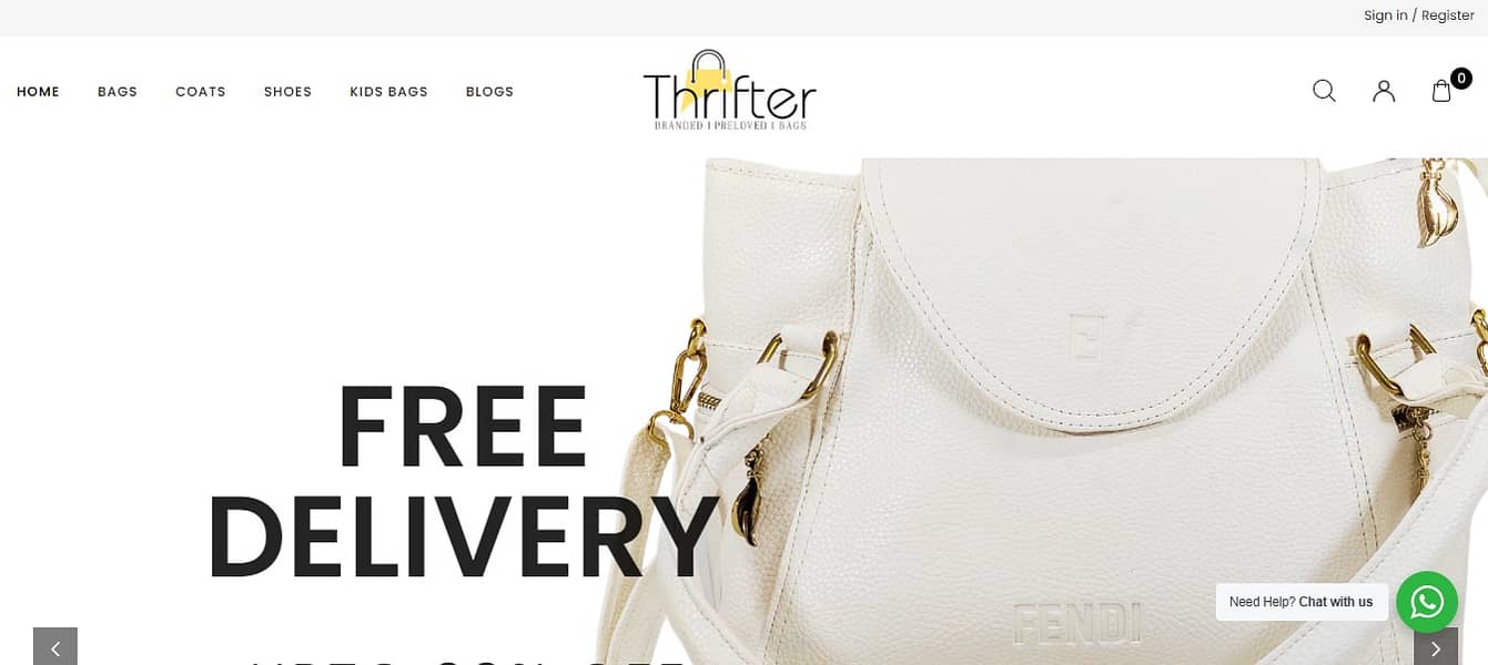 Thrifting Website Business for Sale with Products 1