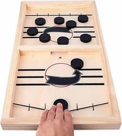 Wood Fine Pucket Board Game, Sling Puck Game, Number Of Players: 2to6