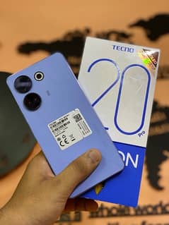 Tecno camon 20 pro 8/256 cable or box 5 month warrantty