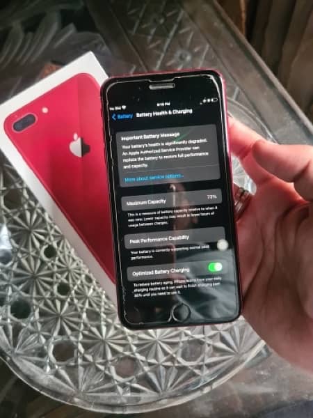 IPhone 8 plus  64gb  non pta in red USA modell orginal with box 9