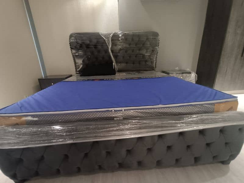 king size bed/poshish bed/dressing set in dico polish 7