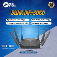 D-Link/ DIR-3060/ EXO/ AC3000/ Tri-Band/ Wi-Fi/ Gaming/ Router (Used) 0