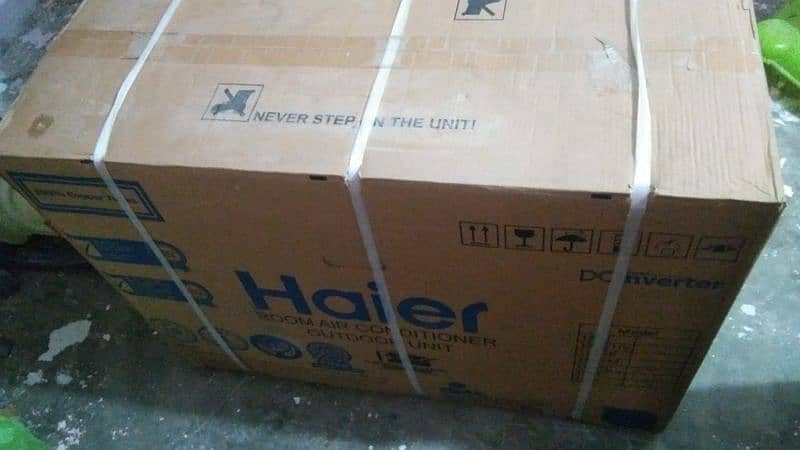 brand new haier split AC 0300/4168/624 3