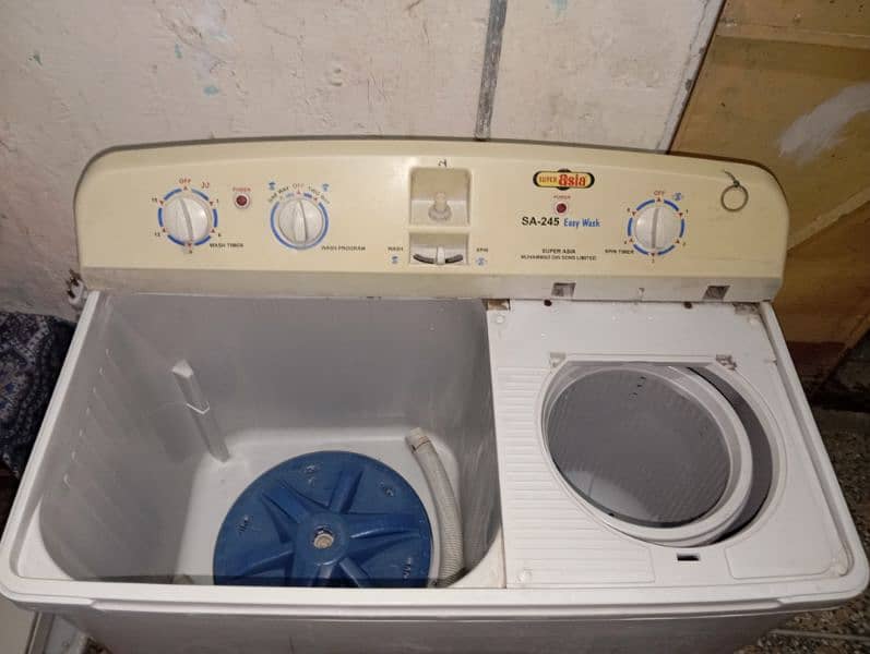 Super asia double ( spinner and washer)machine 2