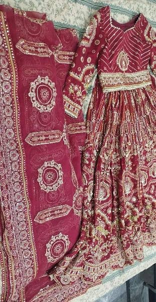 Raw Silk Lehnga Choli - Bridal Dress 2