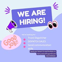 Truck Dispatch Job for fresher also 0