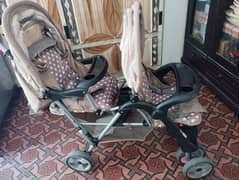 Important pram for sale (2 seater)