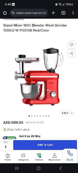 Meat Grinder With blender and Stand mixer 8