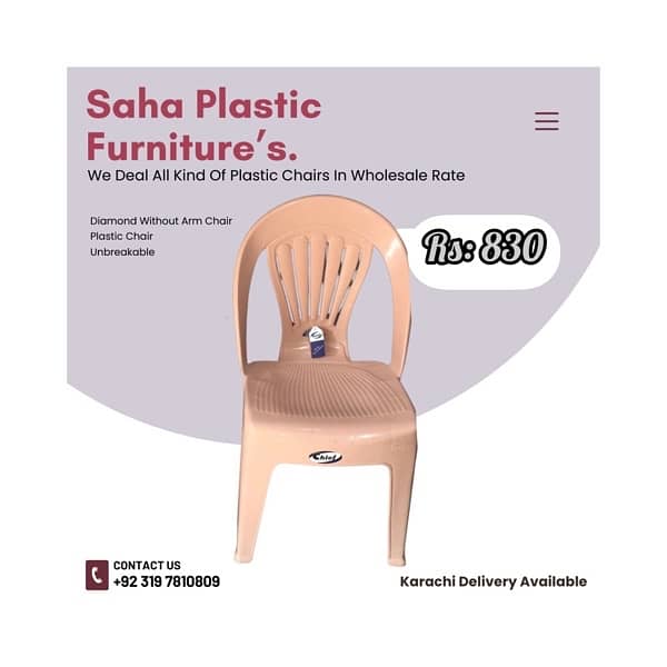 plastic chair for sale in karachi- outdoor chairs - chair with table 0