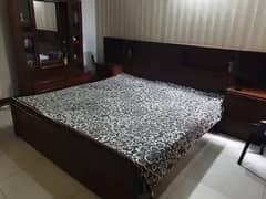 king size bed solid wooden For sale