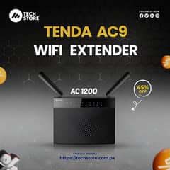 Tenda/AC9/AC1200/Smart/Dual-Band/Gigabit/WiFi/Router (Branded Used) 0