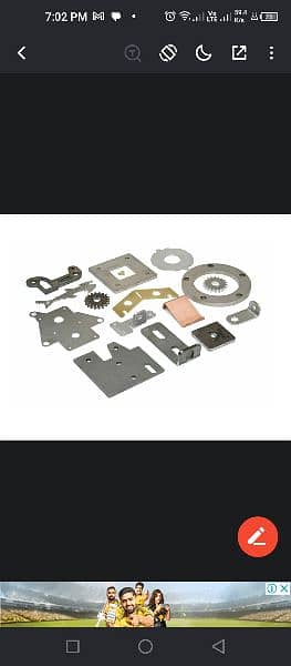 Sheet Metal Parts and Laser Cutting of Sheets and Plates