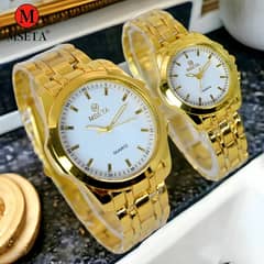 Couple Watches Set - Chain Strap Perfect Marriage Gift- 2 watches