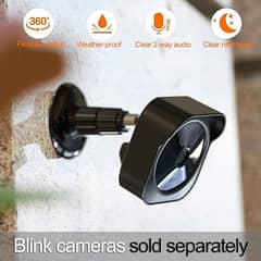 Outdoor Blink Camera Mounts, Weatherproof Protective Cover and 360 Deg