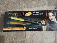 Remington professional 2 in 1 Roller and Straightener