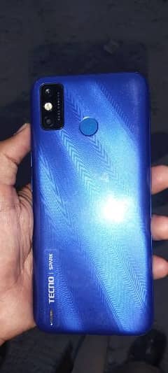 tecno spark 6 go with box and charger