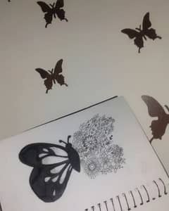 Sketching of butterfly